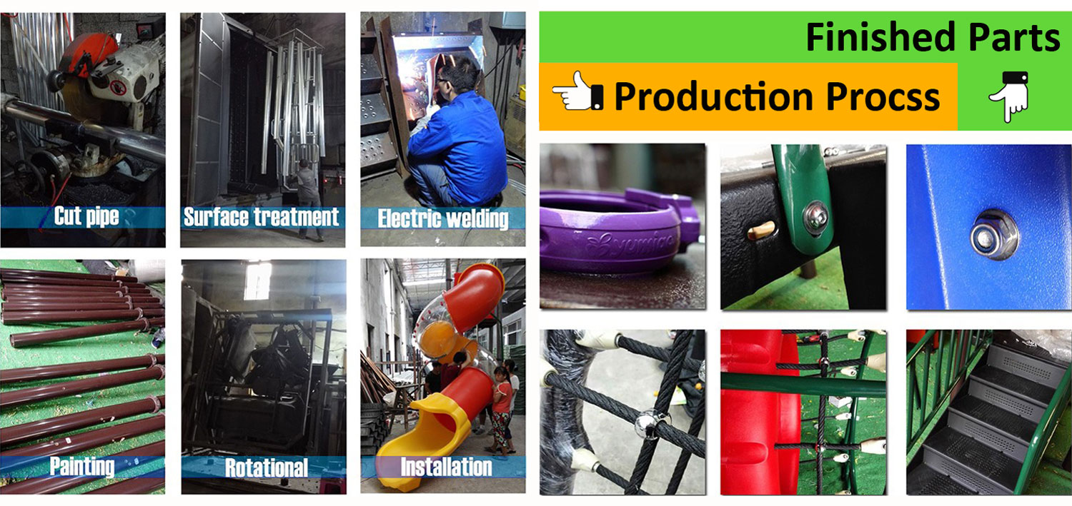 Production of Kids Outdoor Play Equipment